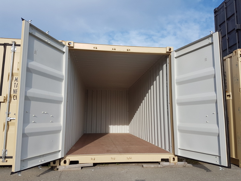 Interior view of 20 foot storage unit.